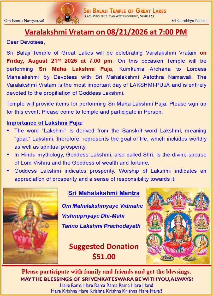 Varalakshmi Vratam