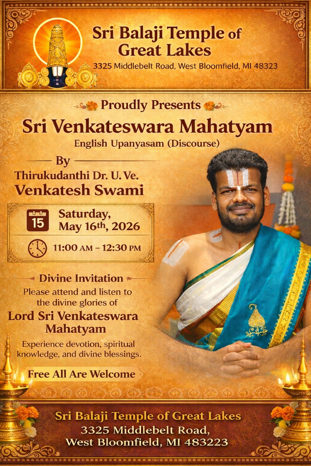 Sri Venkateswara Mahatyam Upanyasam by Dr Venkatesh Swami