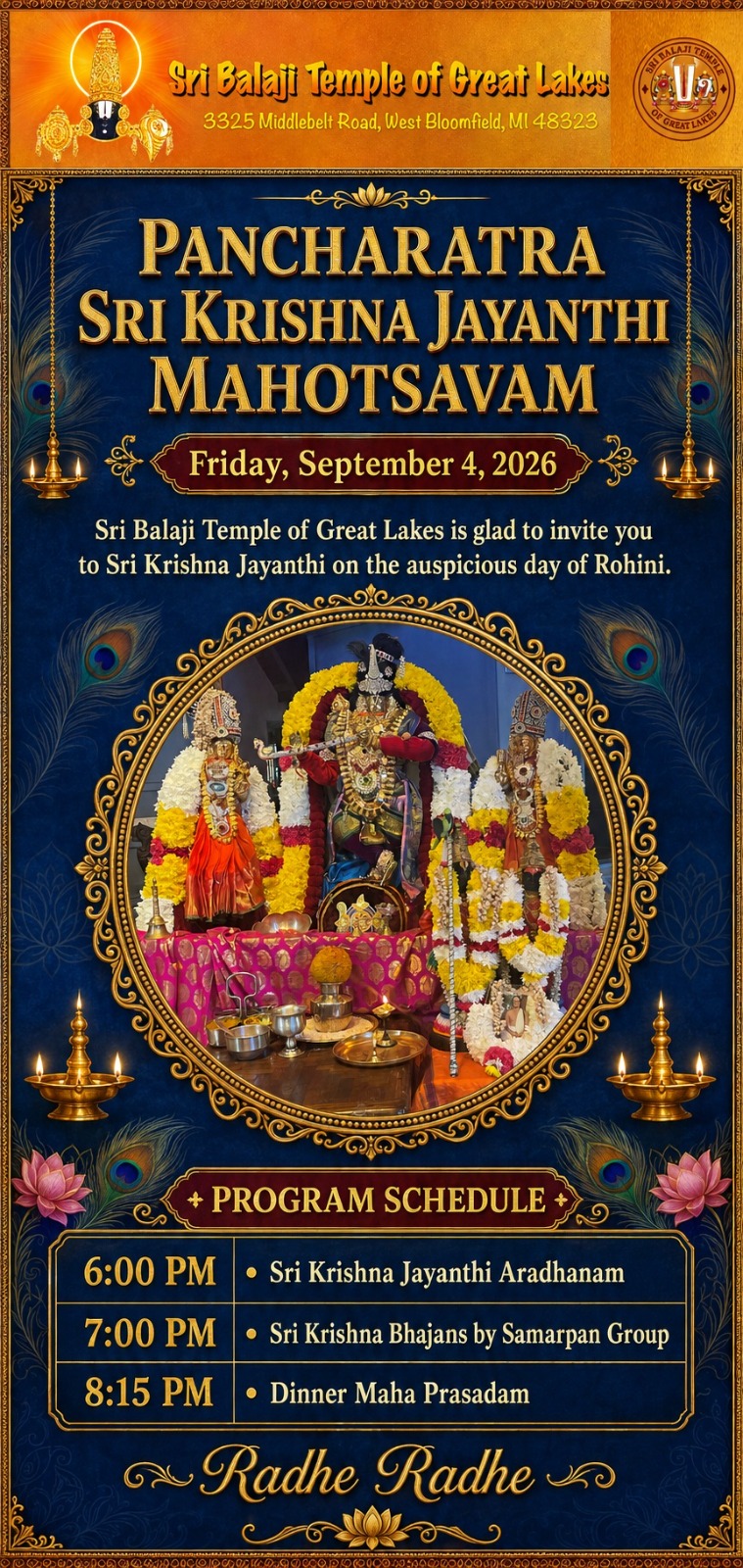 Sri Krishna Jayanthi Celebrations