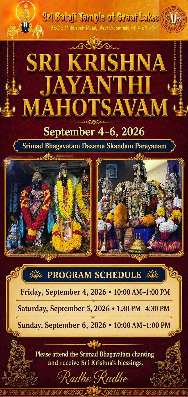 Srimad Bhagavatam Dasama Skandam Parayanam